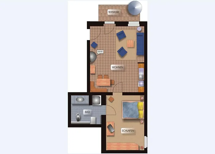 Kaiserhof Wg1 Mit Kamin Apartment *